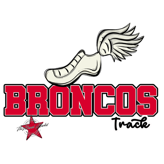 Broncos Varsity Track-Red