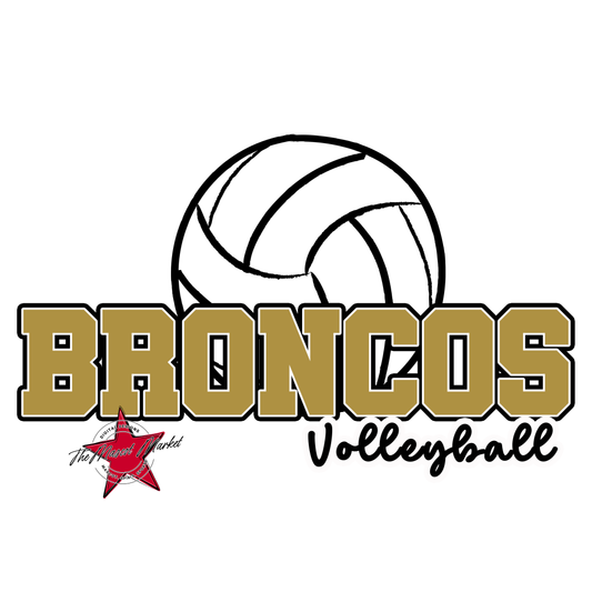Broncos Varsity Volleyball-Gold