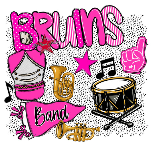 Bruins Band Spirit-Pink