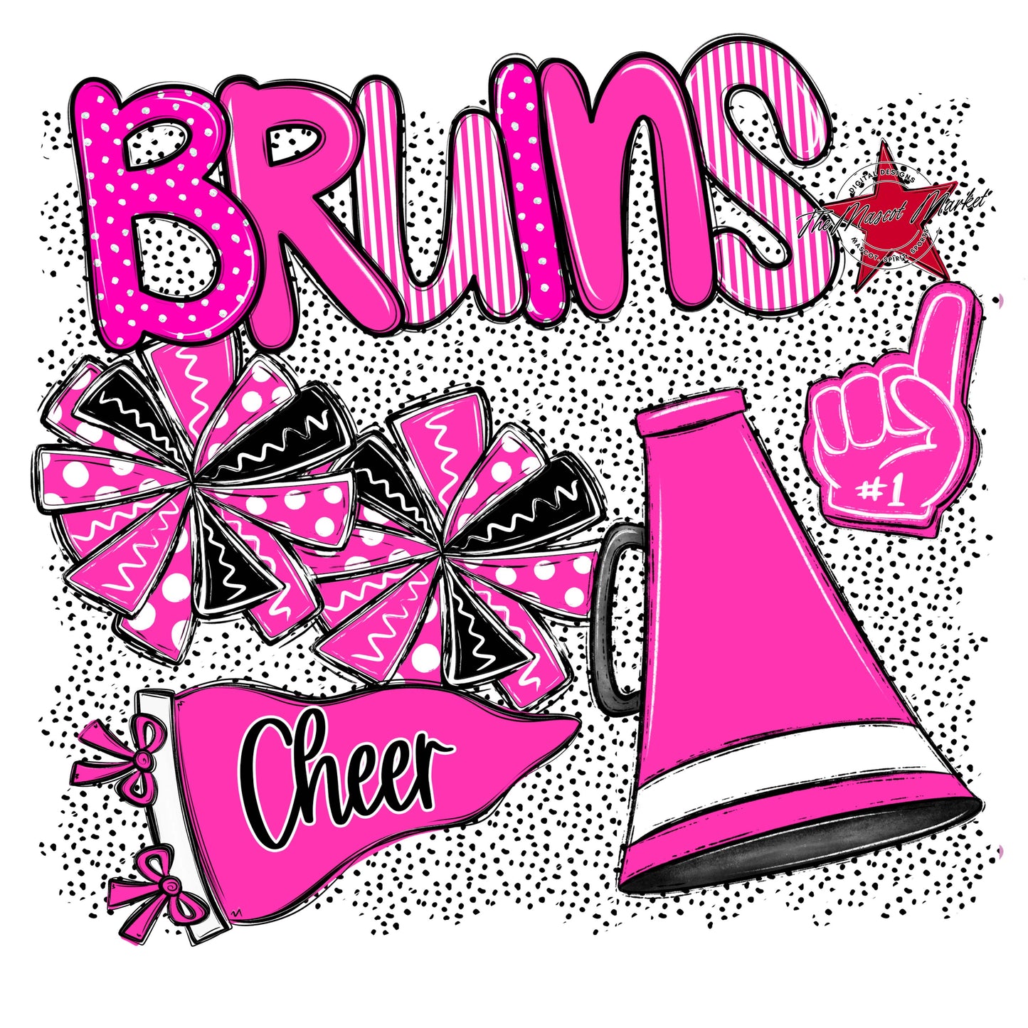 Bruins Cheer Spirit-Pink