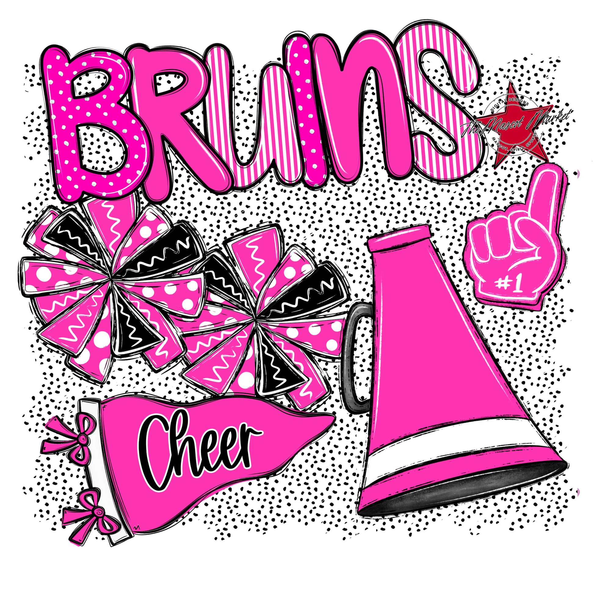 Bruins Cheer Spirit-Pink