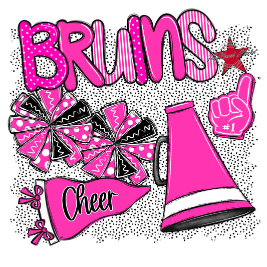 Bruins Cheer Spirit-Pink