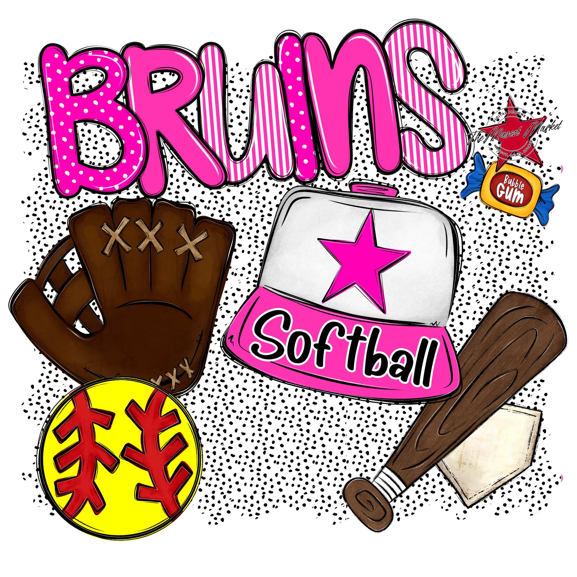 Bruins Softball Spirit-Pink
