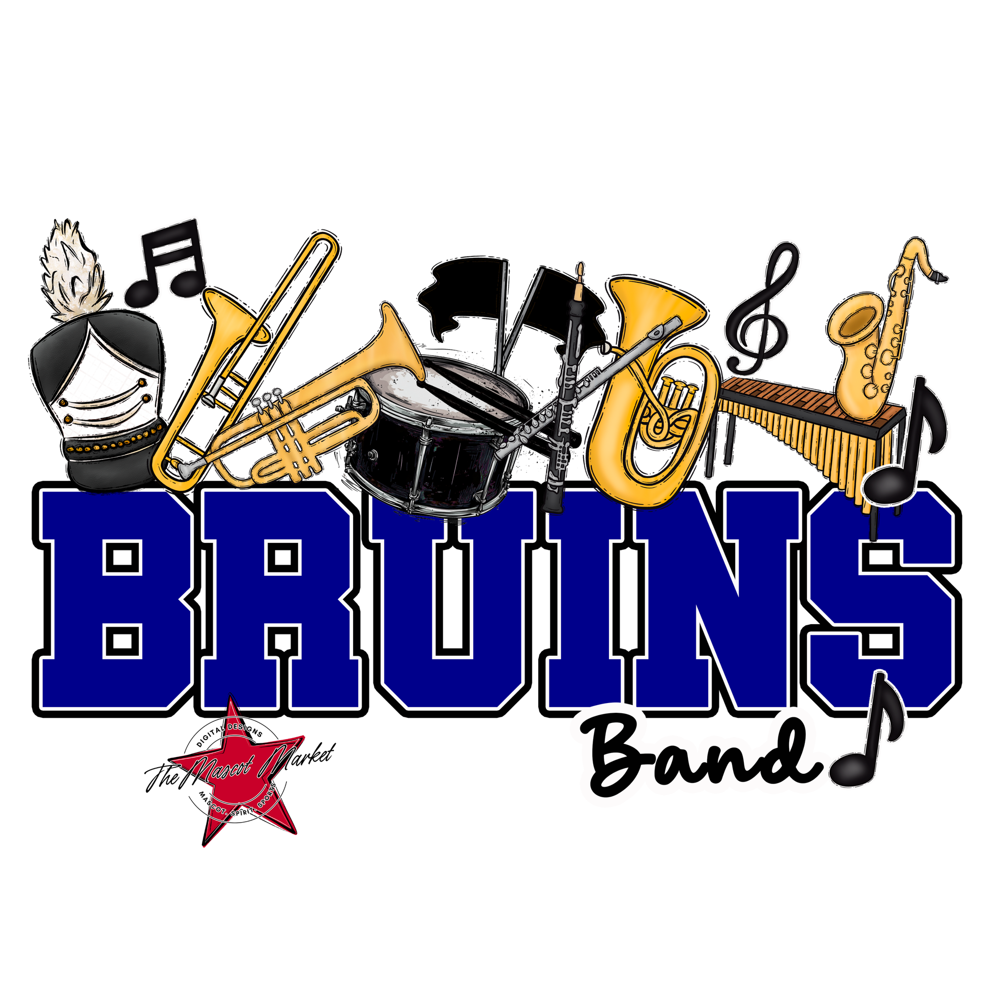 Bruins Varsity Band-Blue