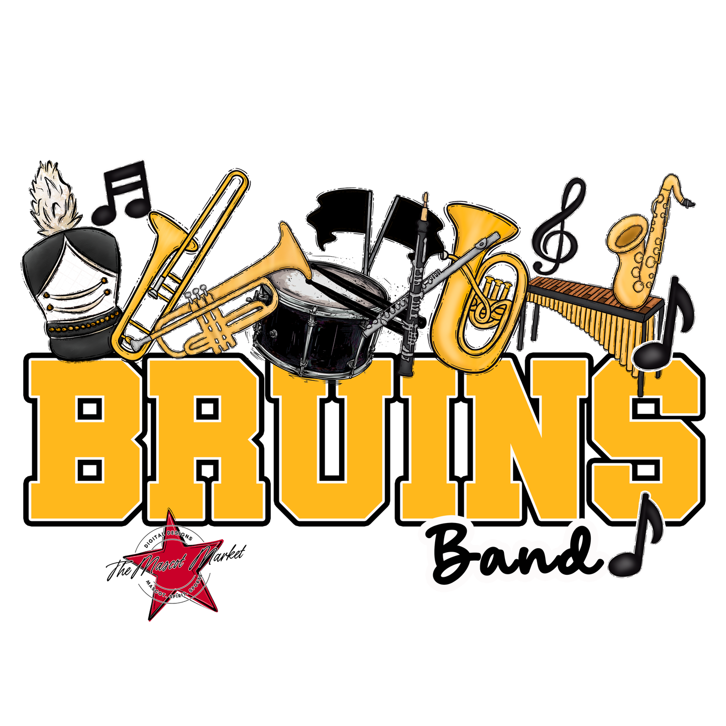 Bruins Varsity Band-Yellow