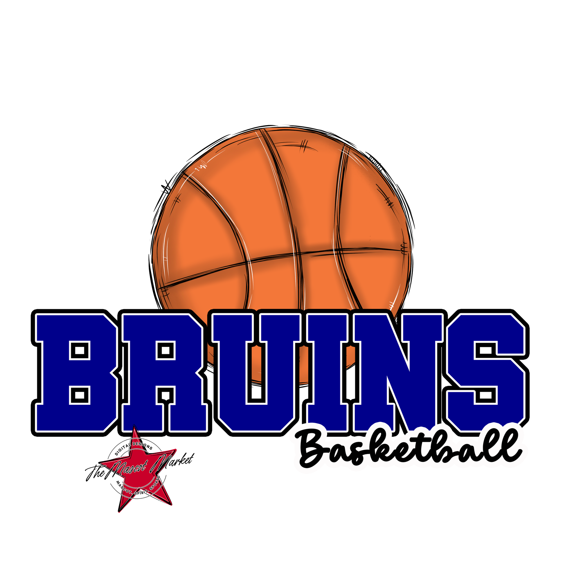 Bruins Varsity Basketball-Blue