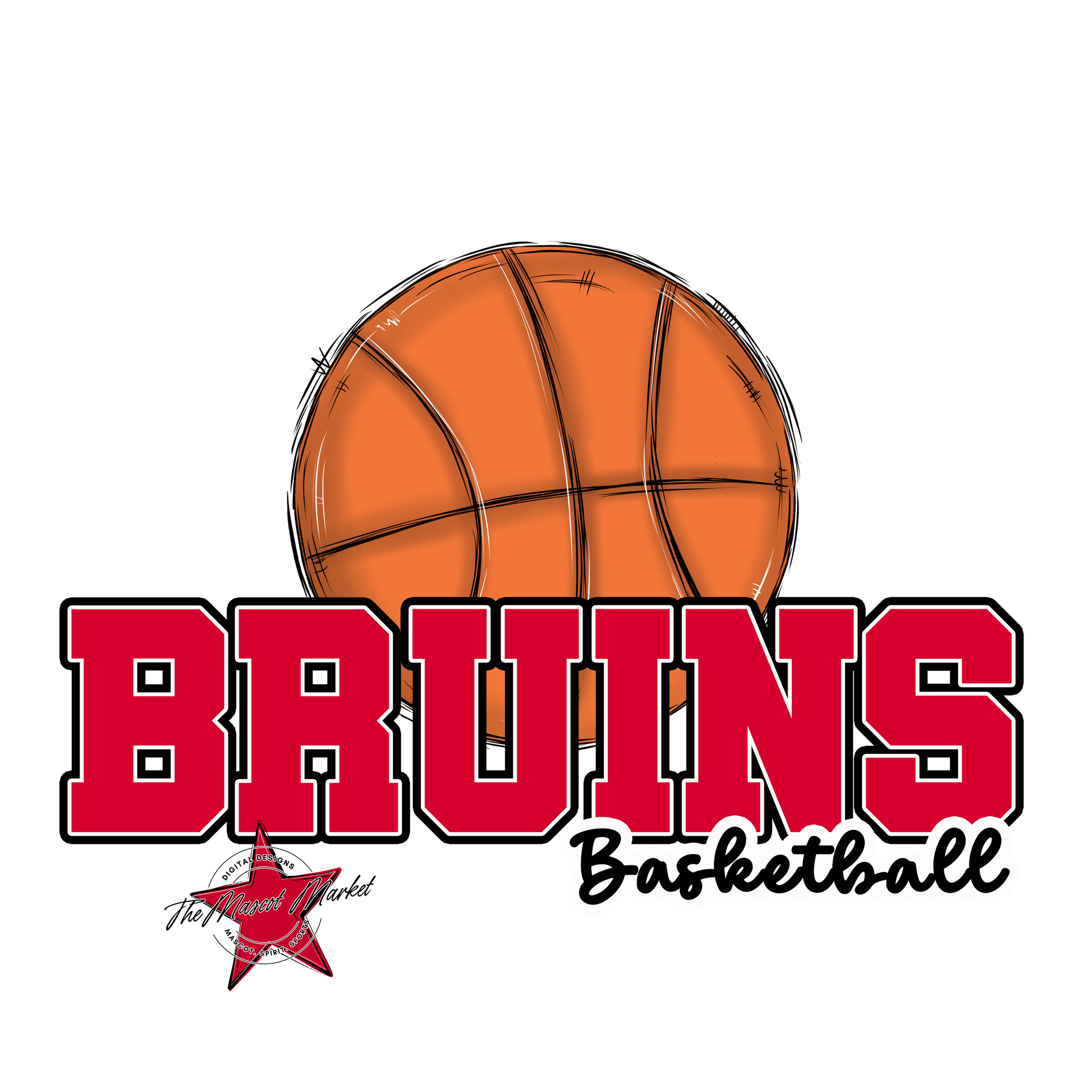 Bruins Varsity Basketball-Red
