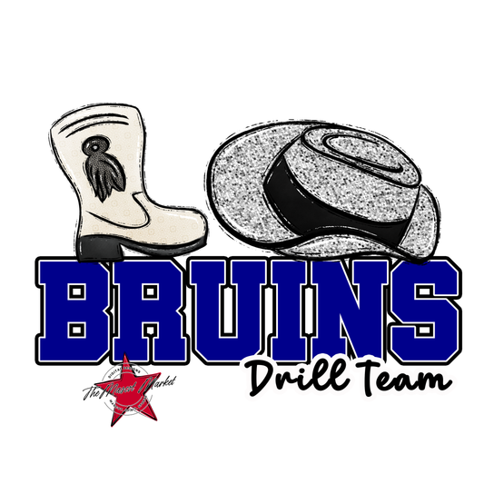 Bruins Varsity Drillteam-Blue