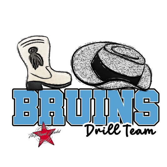 Bruins Varsity Drillteam-Carolina Blue