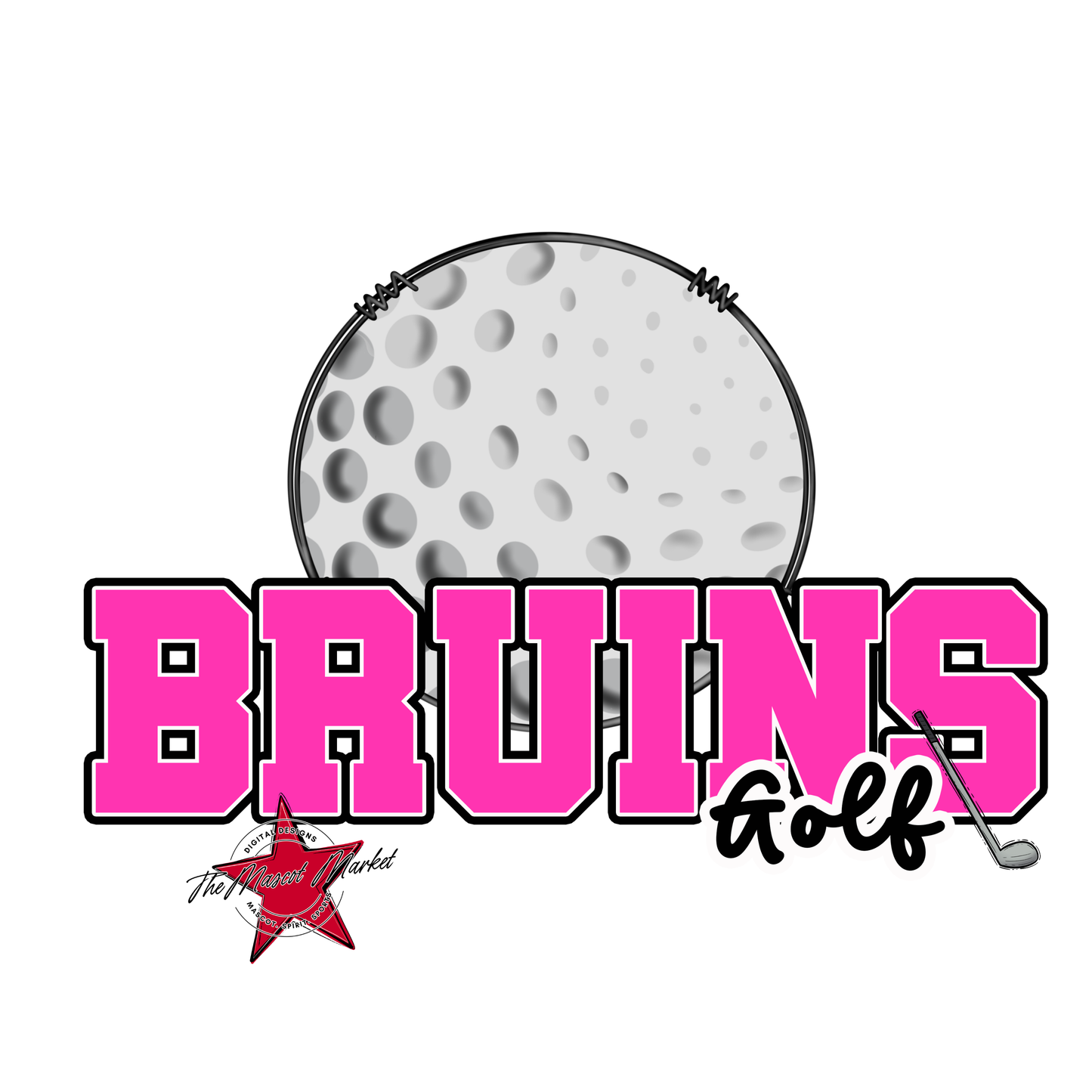 Bruins Varsity Golf-Pink