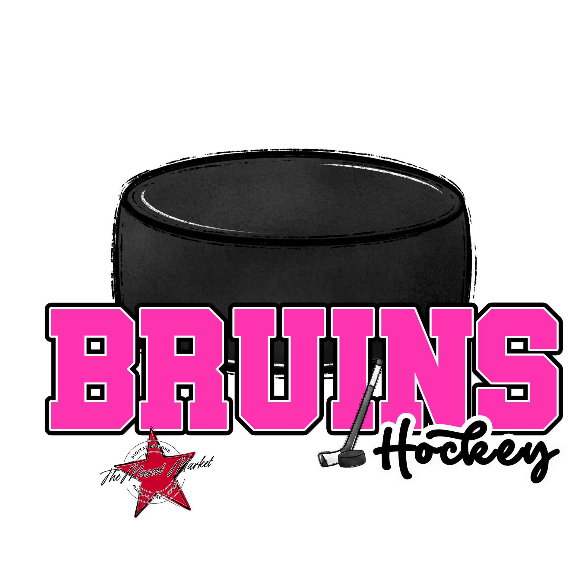 Bruins Varsity Hockey-Pink