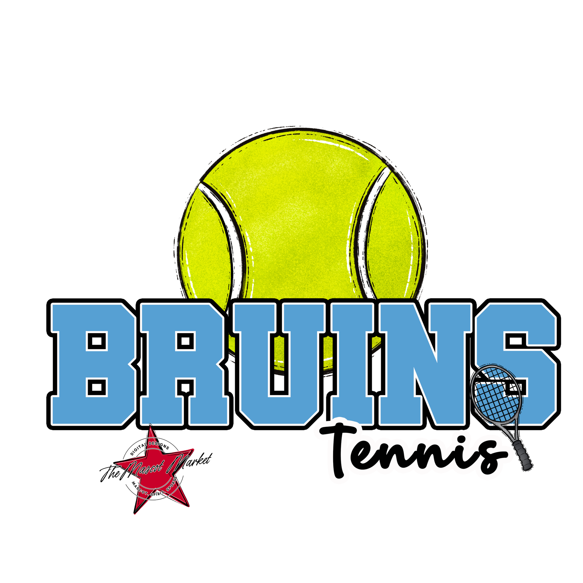 Bruins Varsity Tennis-Carolina Blue