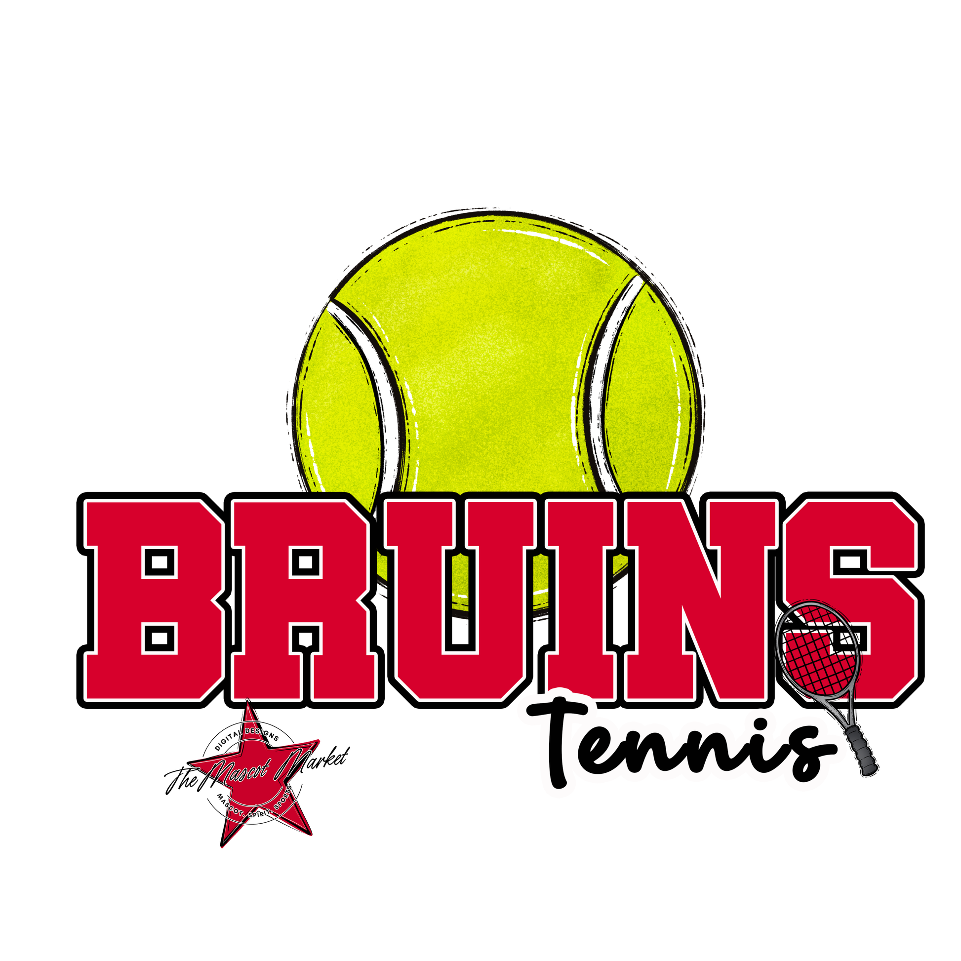 Bruins Varsity Tennis-Red