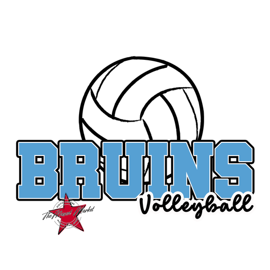 Bruins Varsity Volleyball-Carolina Blue