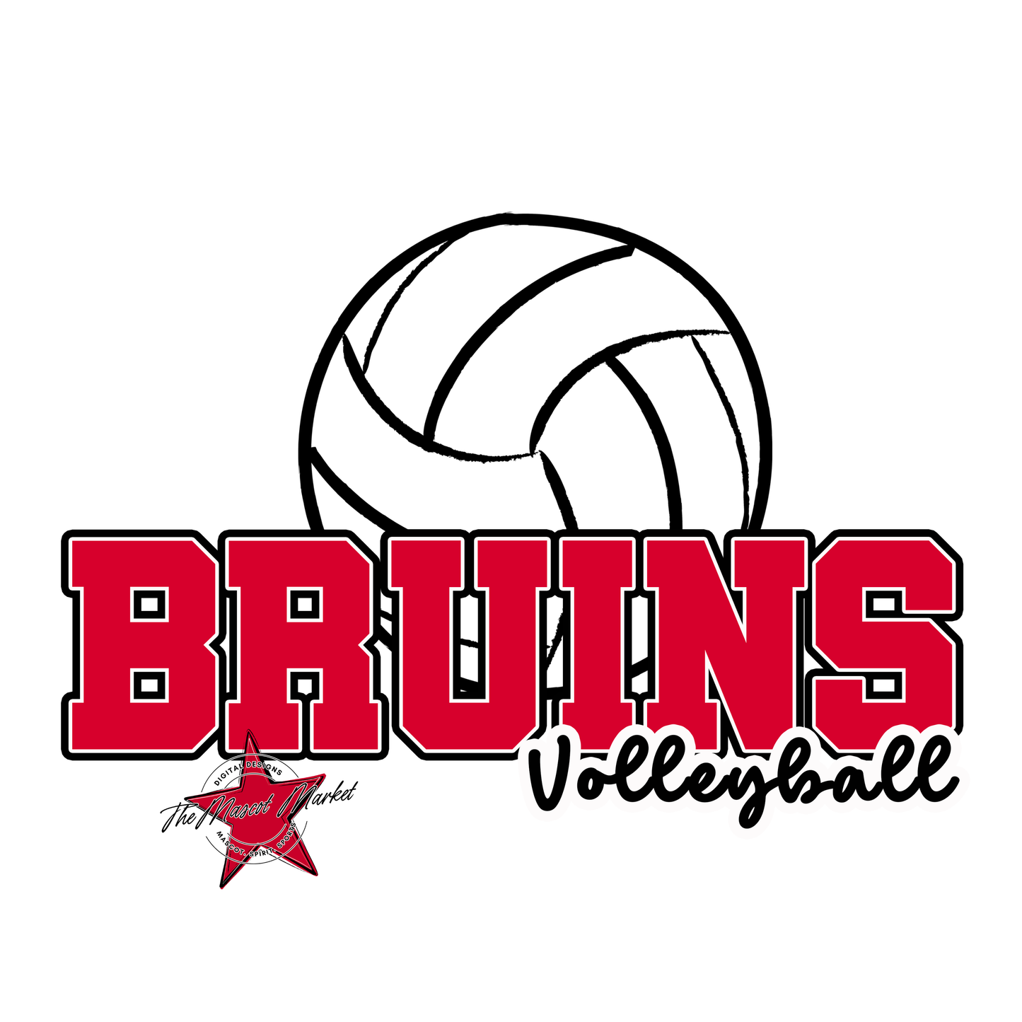 Bruins Varsity Volleyball-Red