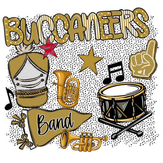 Buccaneers Band Spirit-Gold