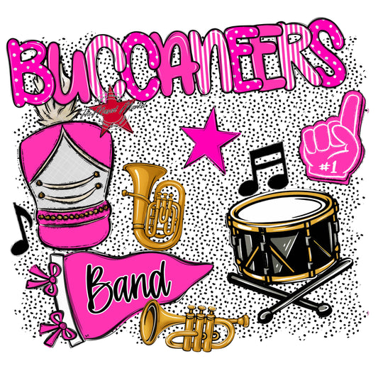 Buccaneers Band Spirit-Pink