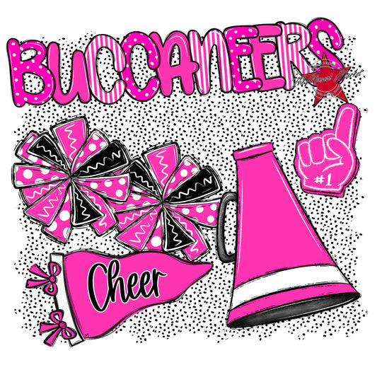 Buccaneers Cheer Spirit-Pink