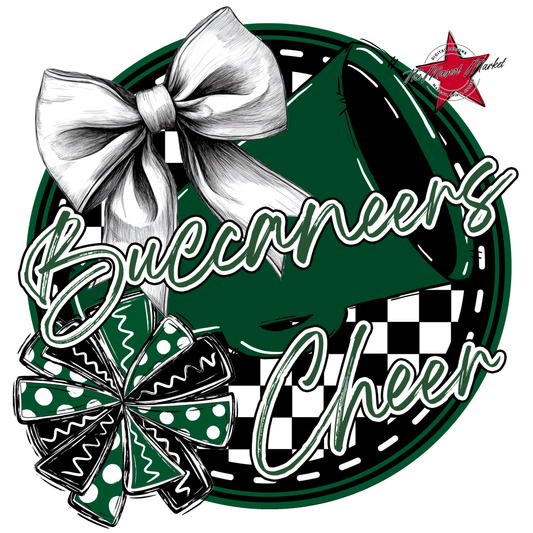 Buccaneers Circle Cheer Design-Green