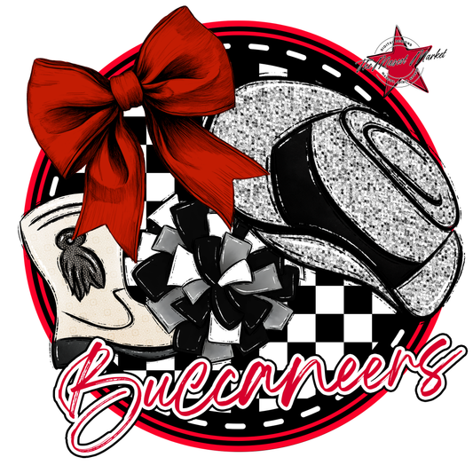 Buccaneers Circle Drillteam Design-Red