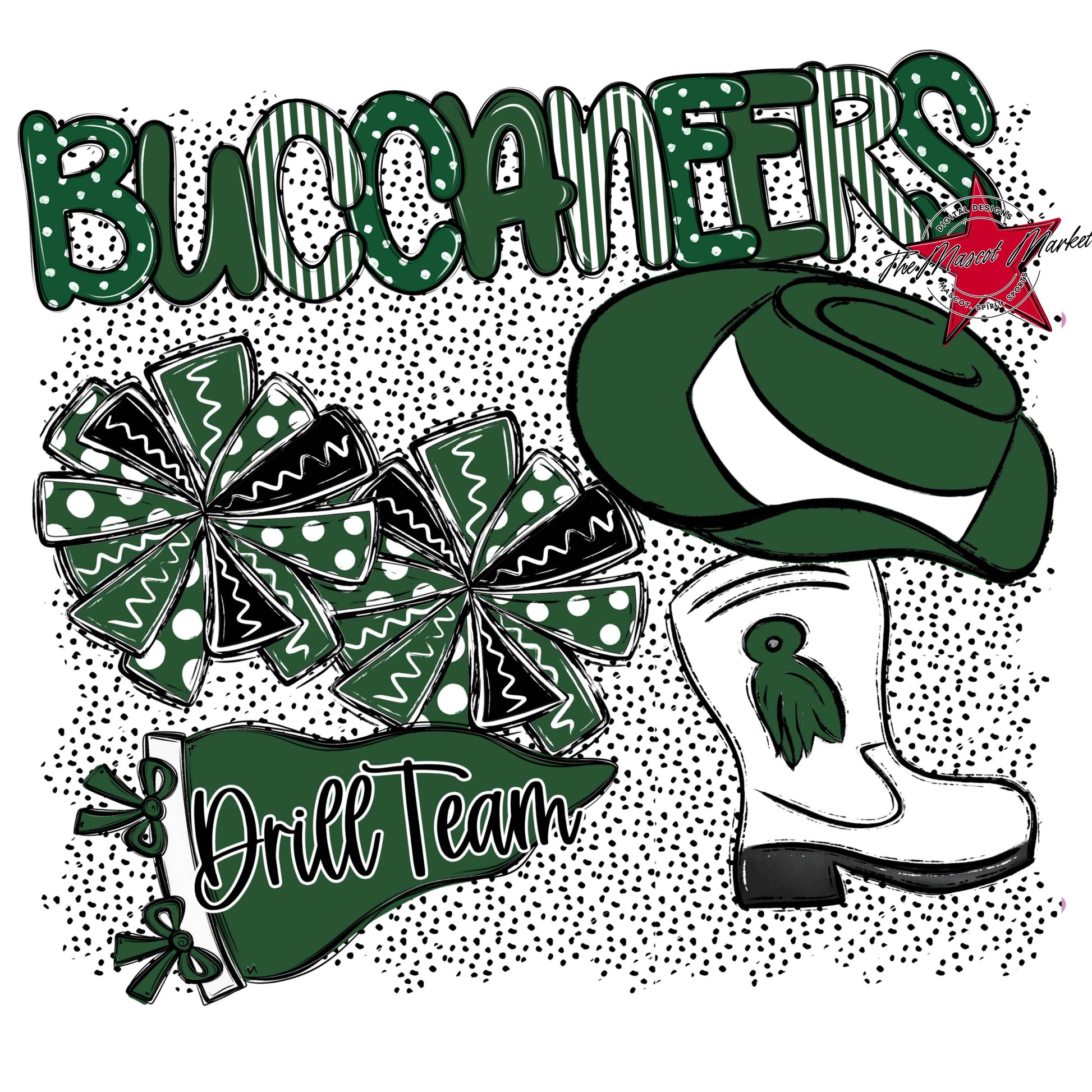 Buccaneers Drillteam Spirit-Green