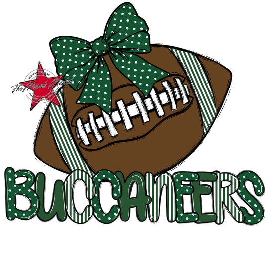 Buccaneers Football Spirit Design-Green