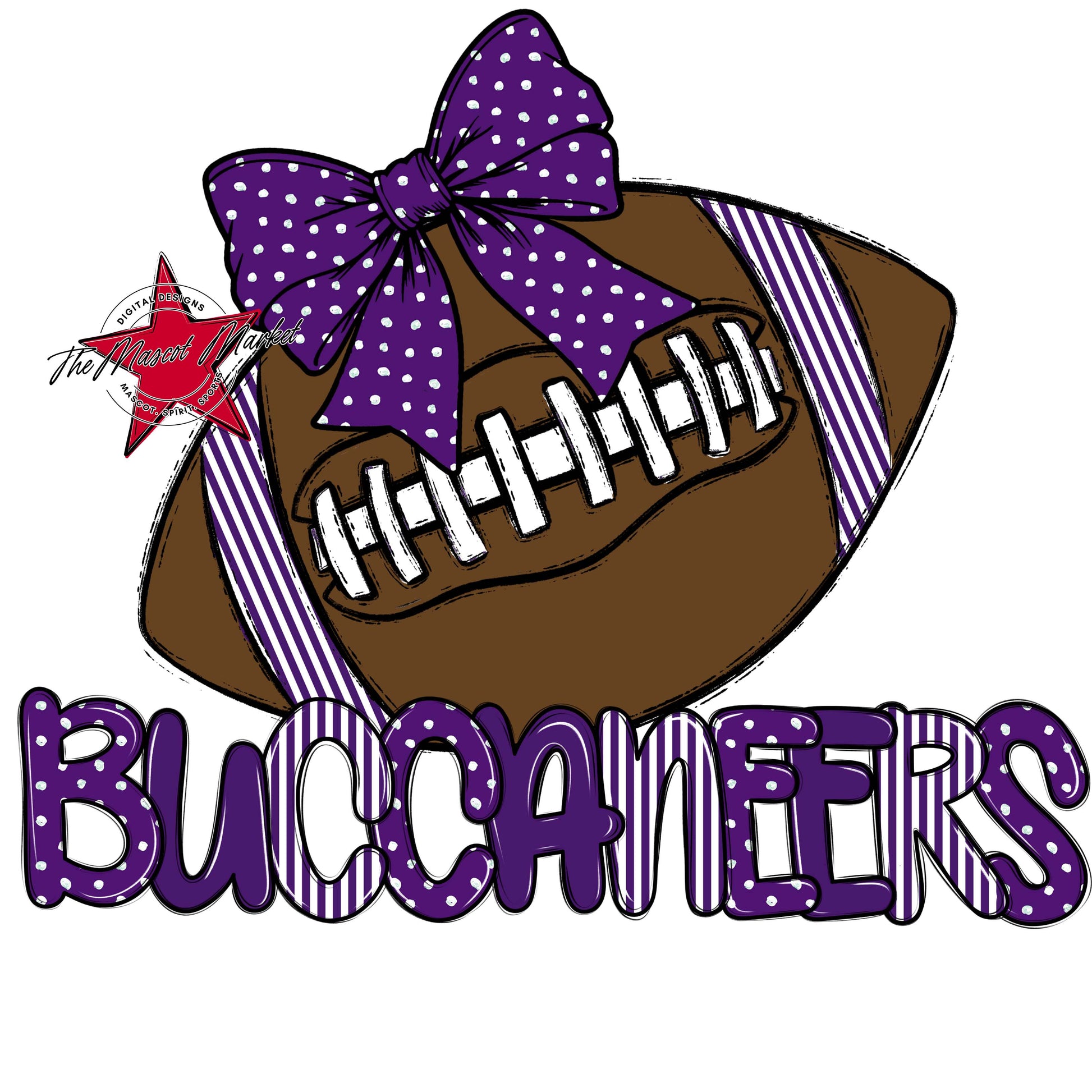Buccaneers Football Spirit Design-Purple