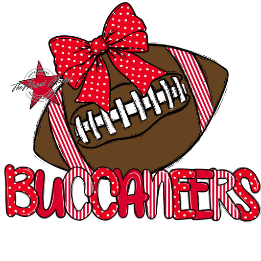 Buccaneers Football Spirit Design-Red