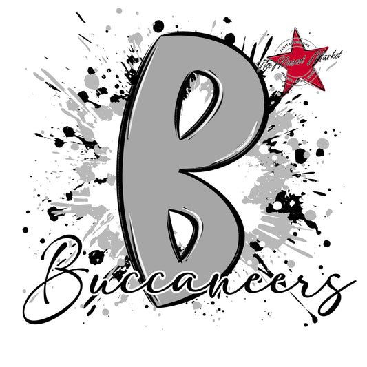 Buccaneers Mascot Splatter-Grey