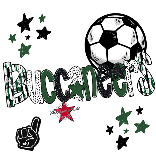 Buccaneers Soccer Scrape-Green