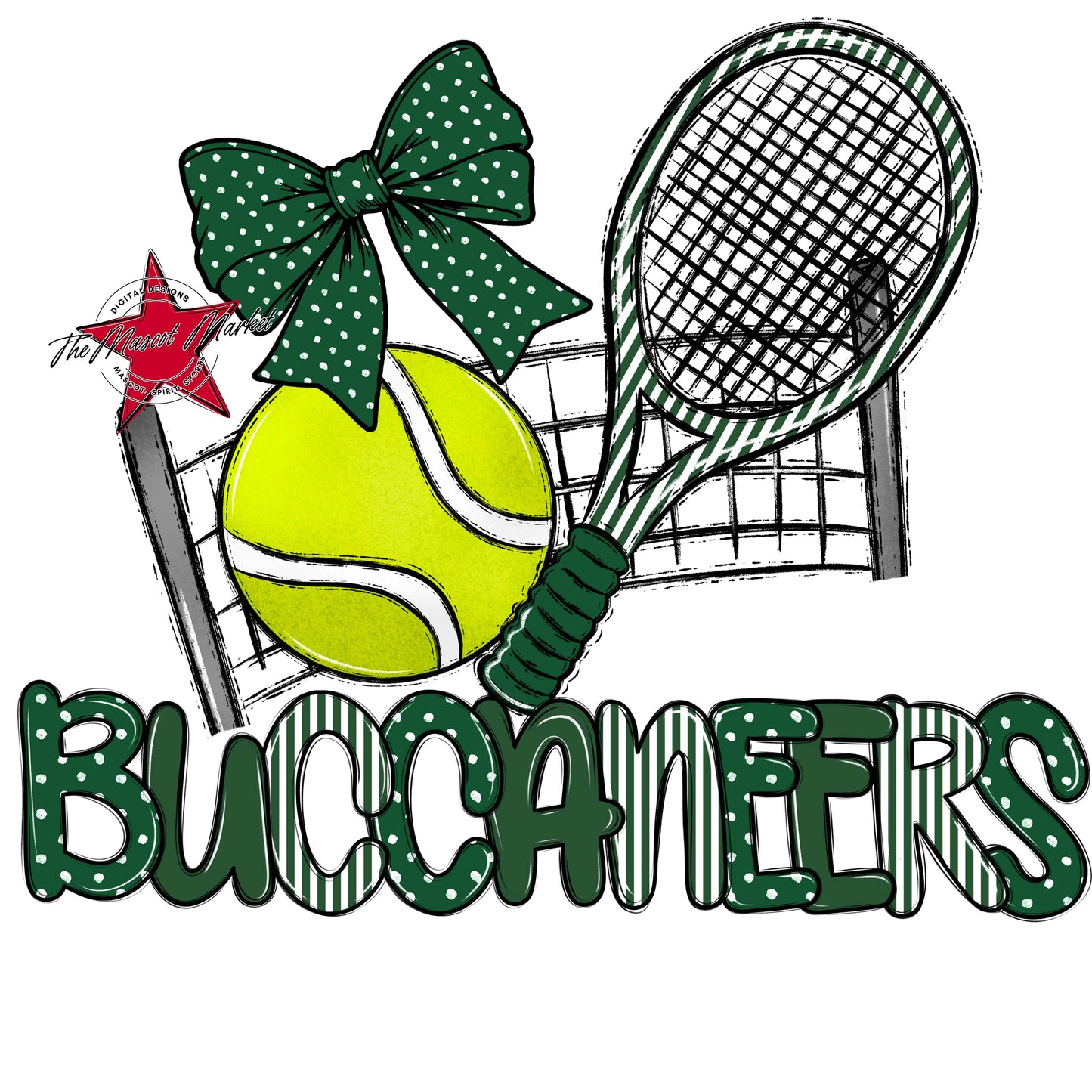 Buccaneers Tennis Spirit Design-Green
