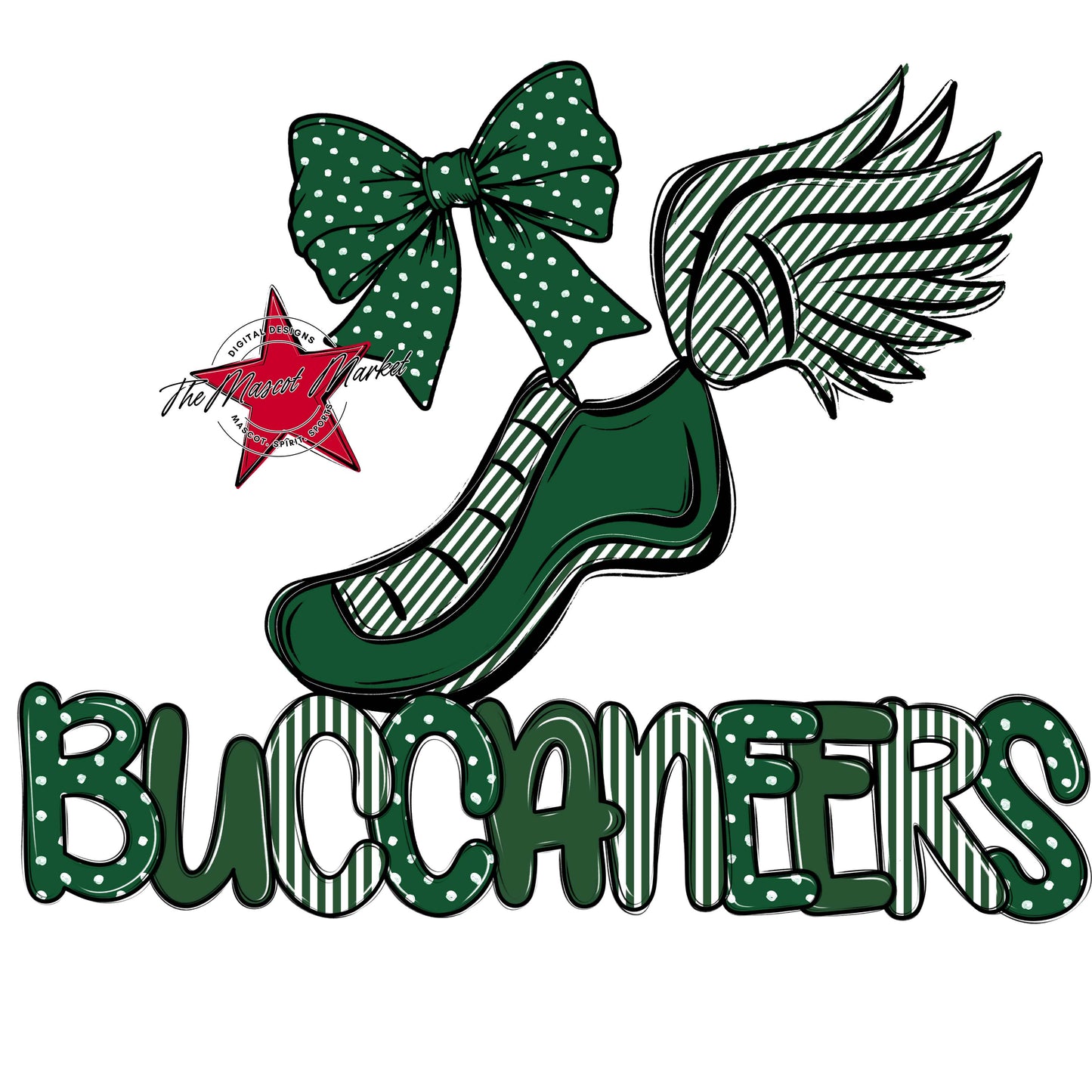 Buccaneers Track Spirit Design-Green