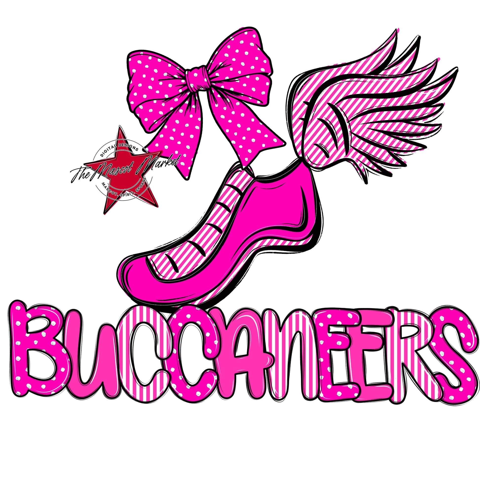 Buccaneers Track Spirit Design-Pink