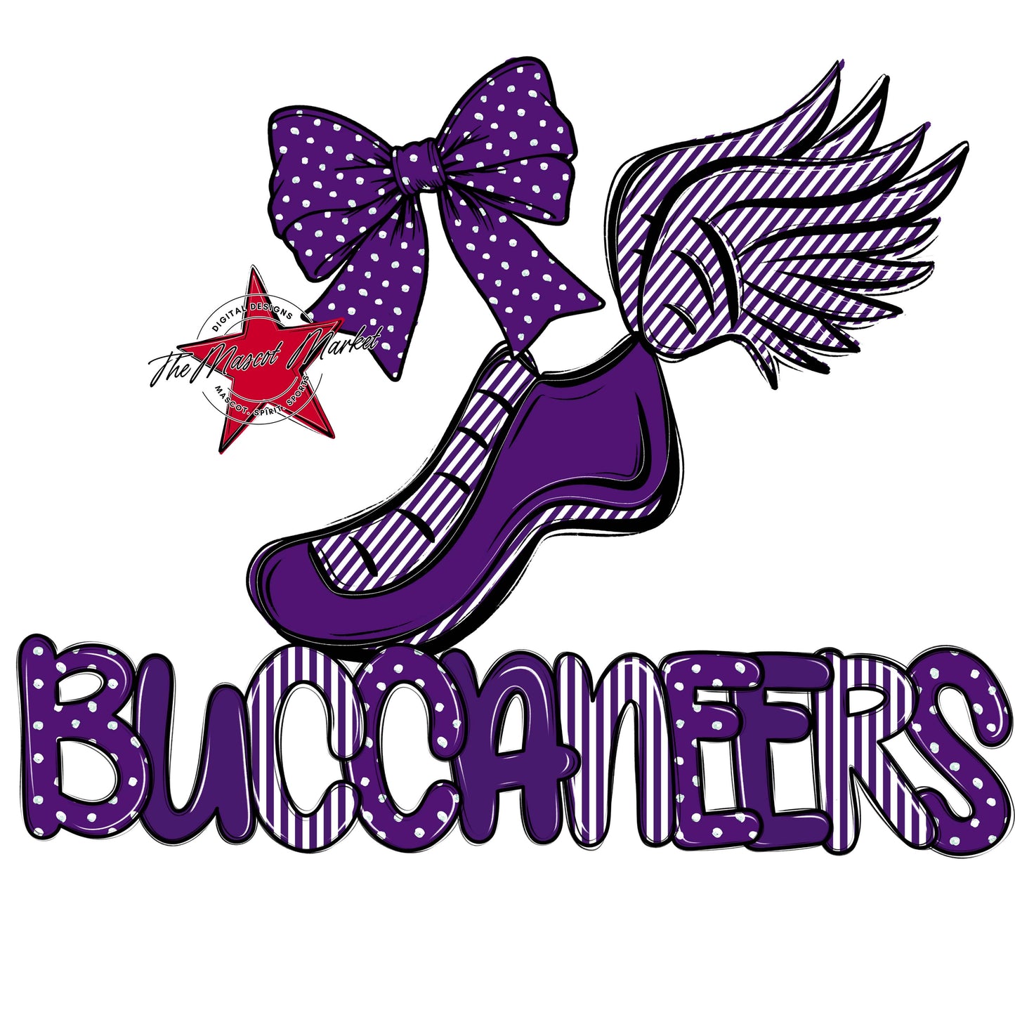 Buccaneers Track Spirit Design-Purple