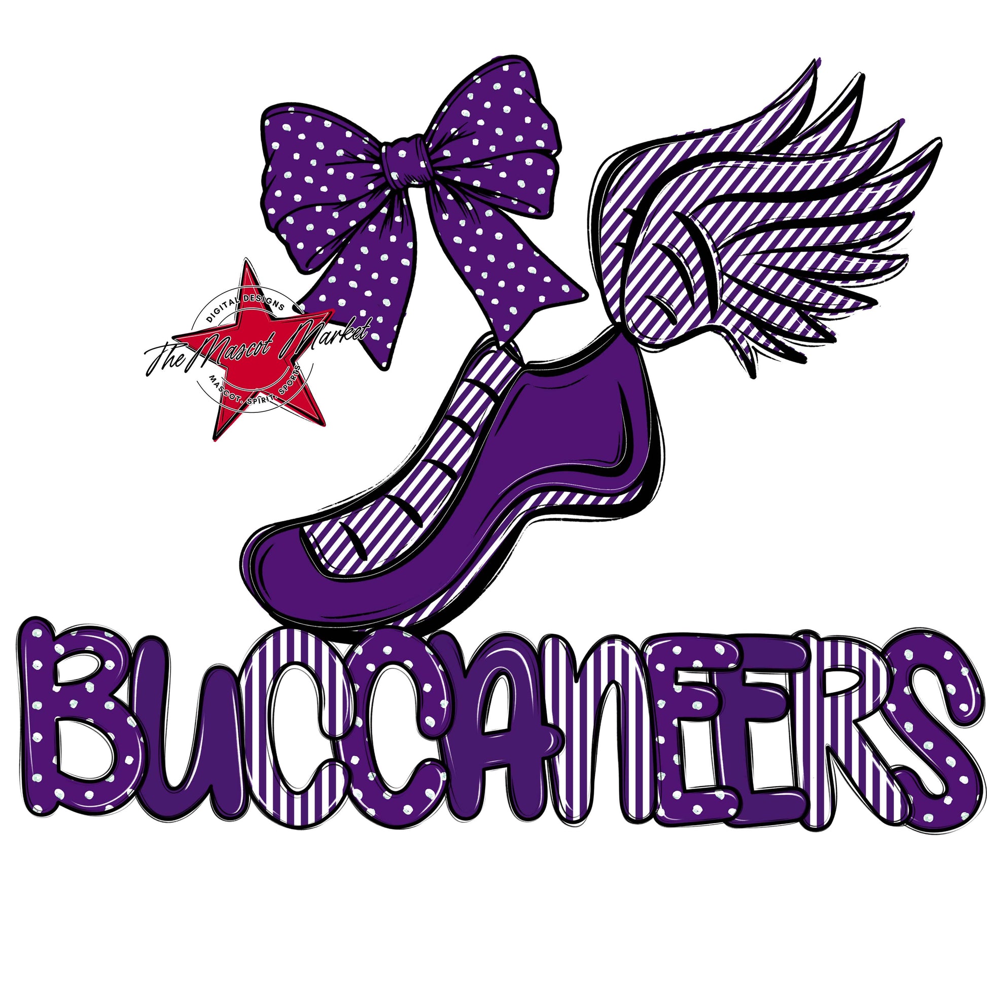 Buccaneers Track Spirit Design-Purple