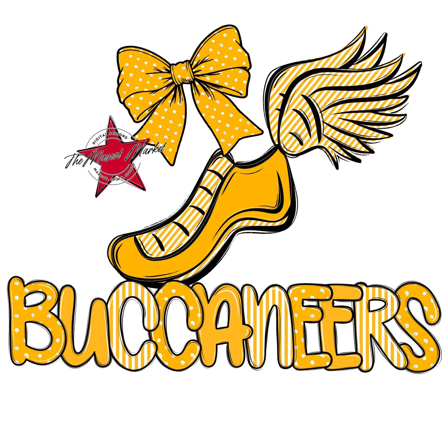 Buccaneers Track Spirit Design-Yellow