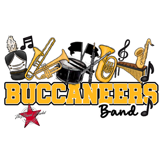 Buccaneers Varsity Band-Yellow