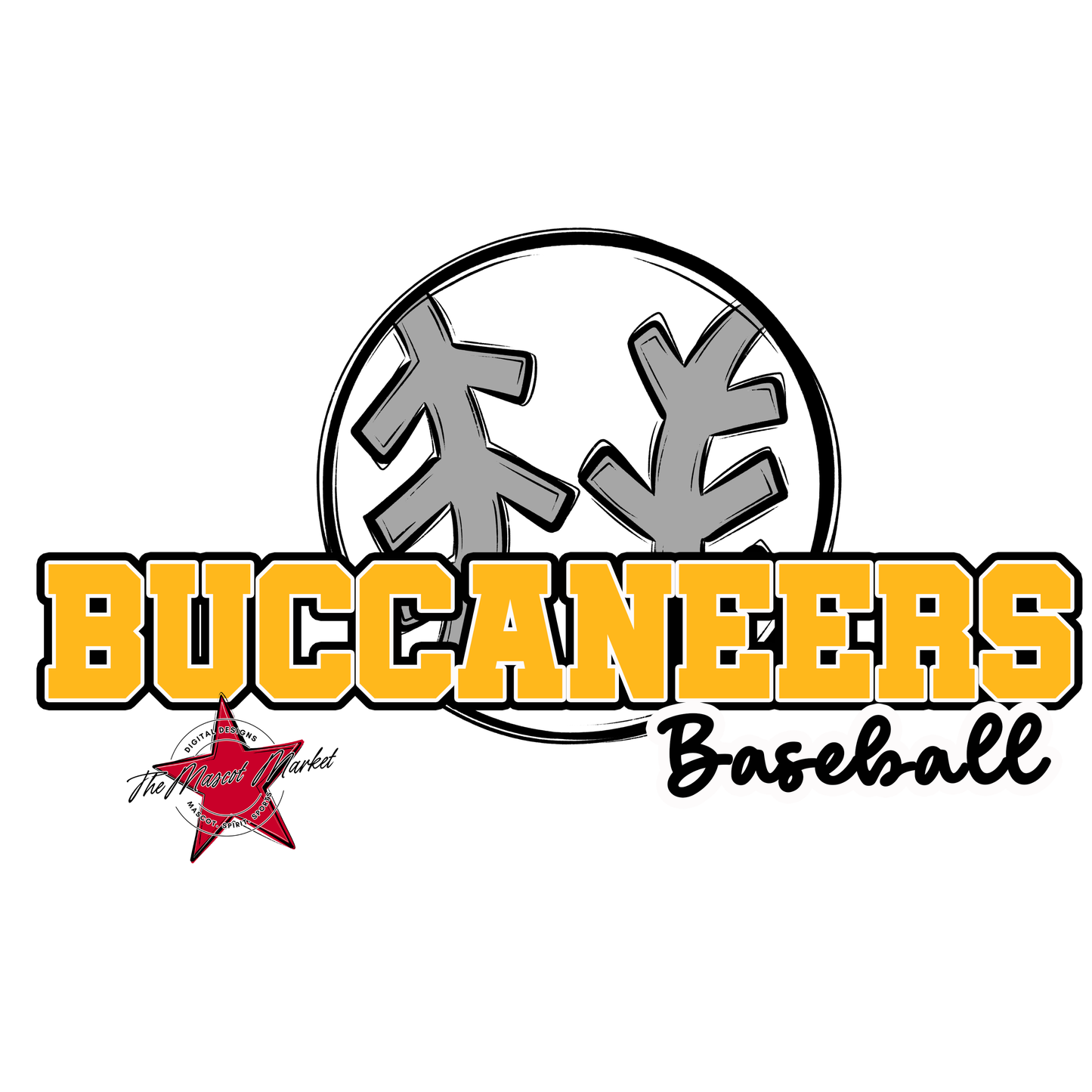 Buccaneers Varsity Baseball-Yellow