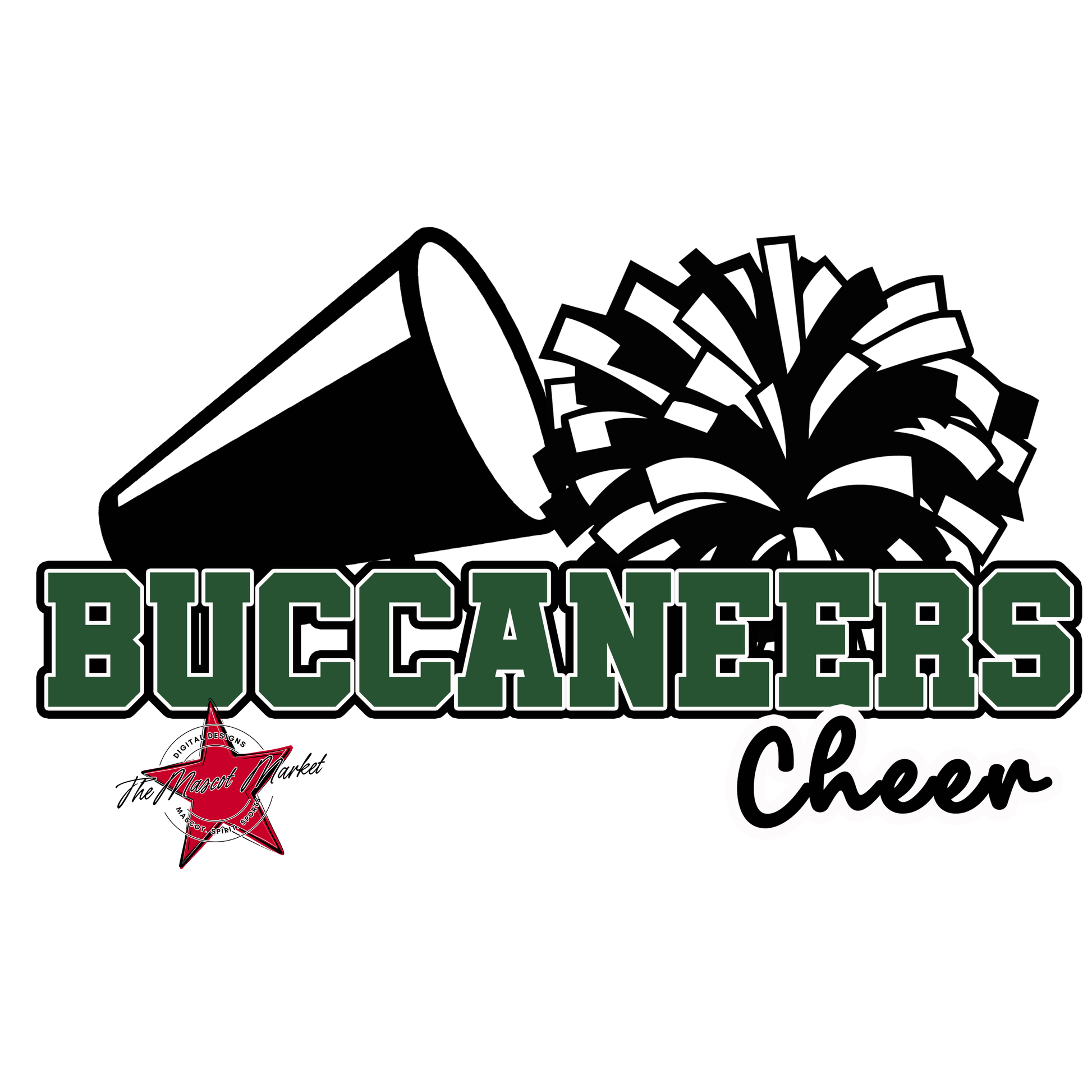 Buccaneers Varsity Cheer-Green
