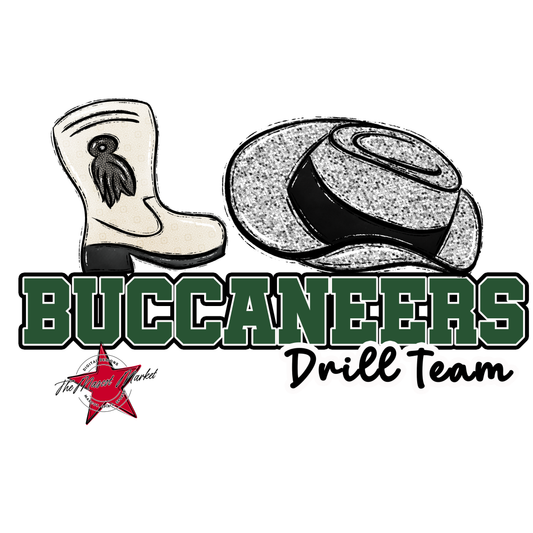 Buccaneers Varsity Drillteam-Green