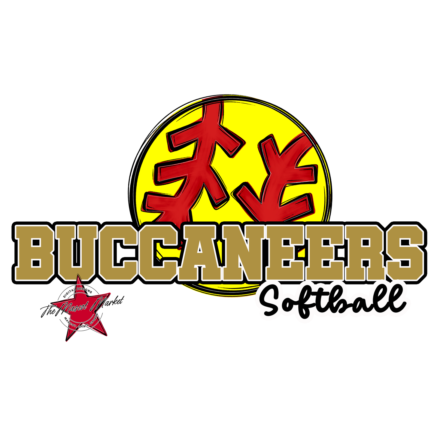 Buccaneers Varsity Softball-Gold