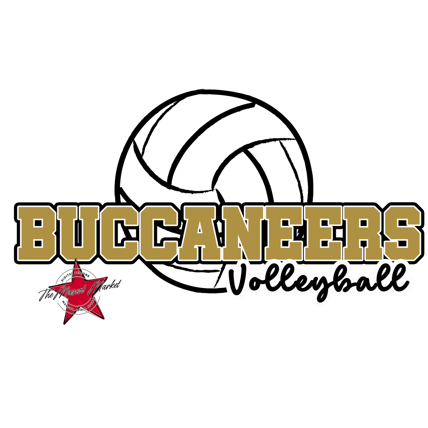 Buccaneers Varsity Volleyball-Gold