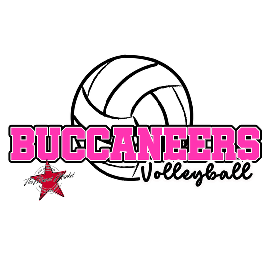 Buccaneers Varsity Volleyball-Pink