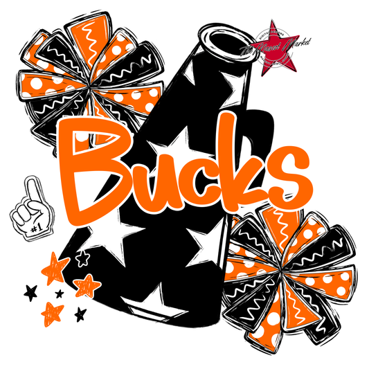 Bucks Alpha Megaphone Design-Orange