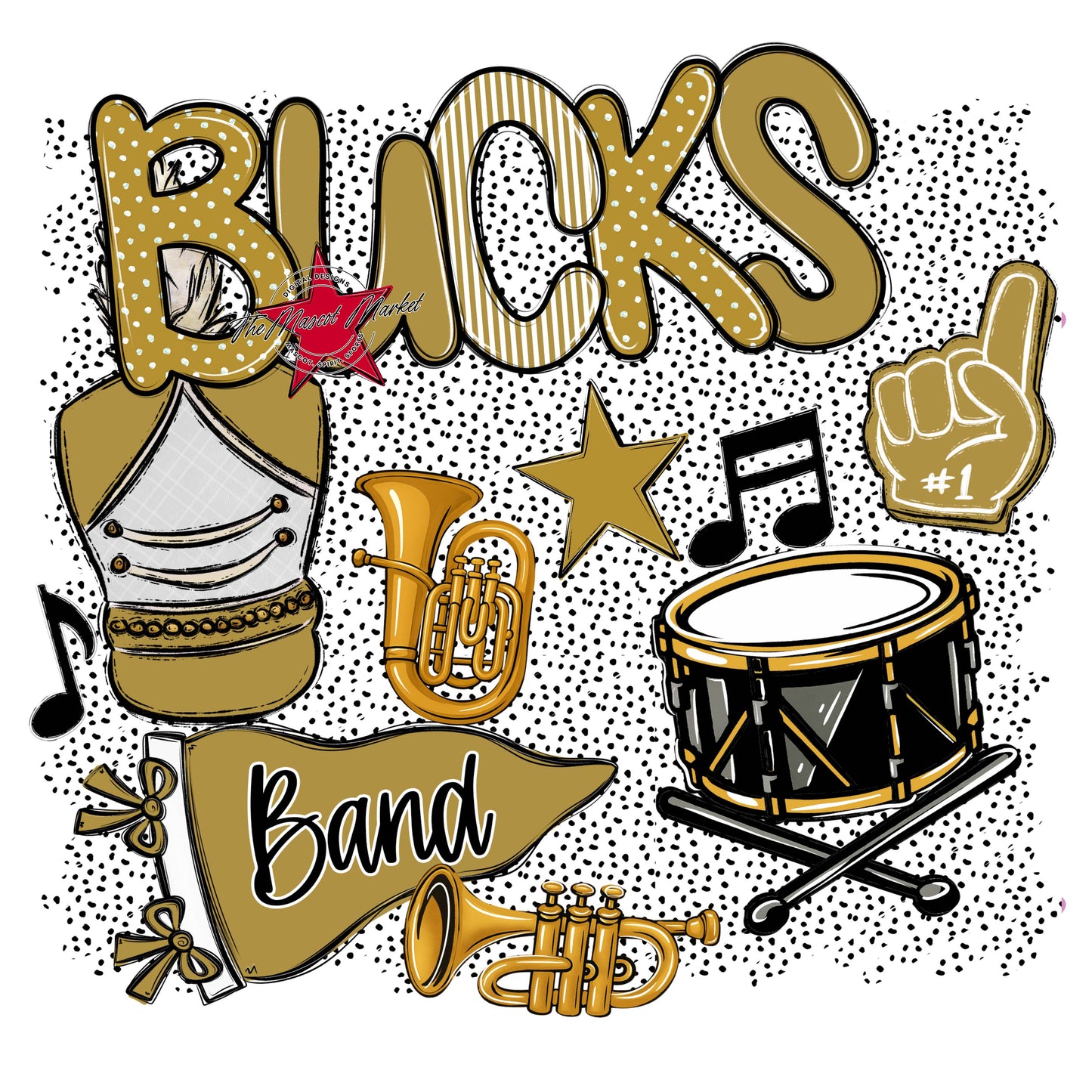 Bucks Band Spirit-Gold