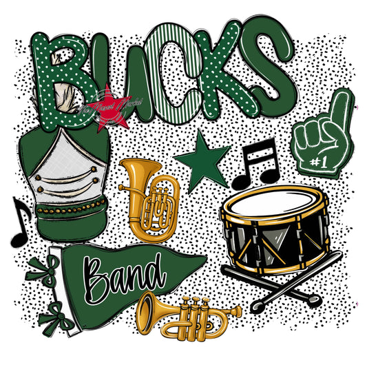 Bucks Band Spirit-Green