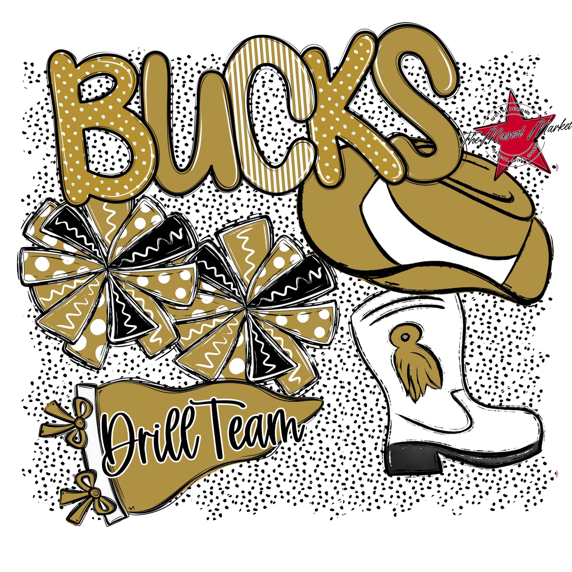 Bucks Drillteam Spirit-Gold