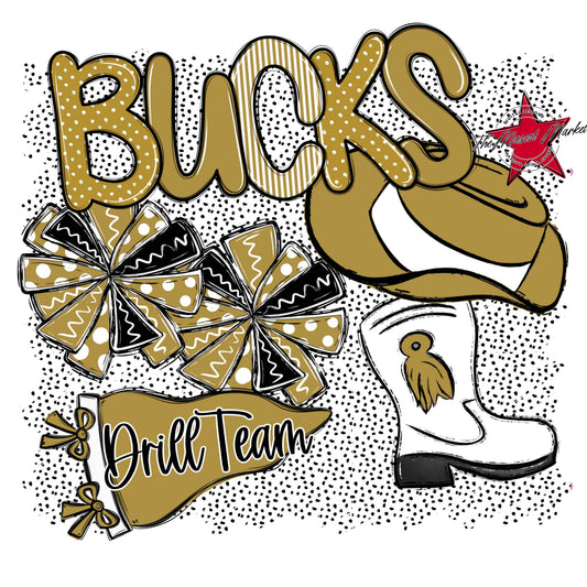 Bucks Drillteam Spirit-Gold