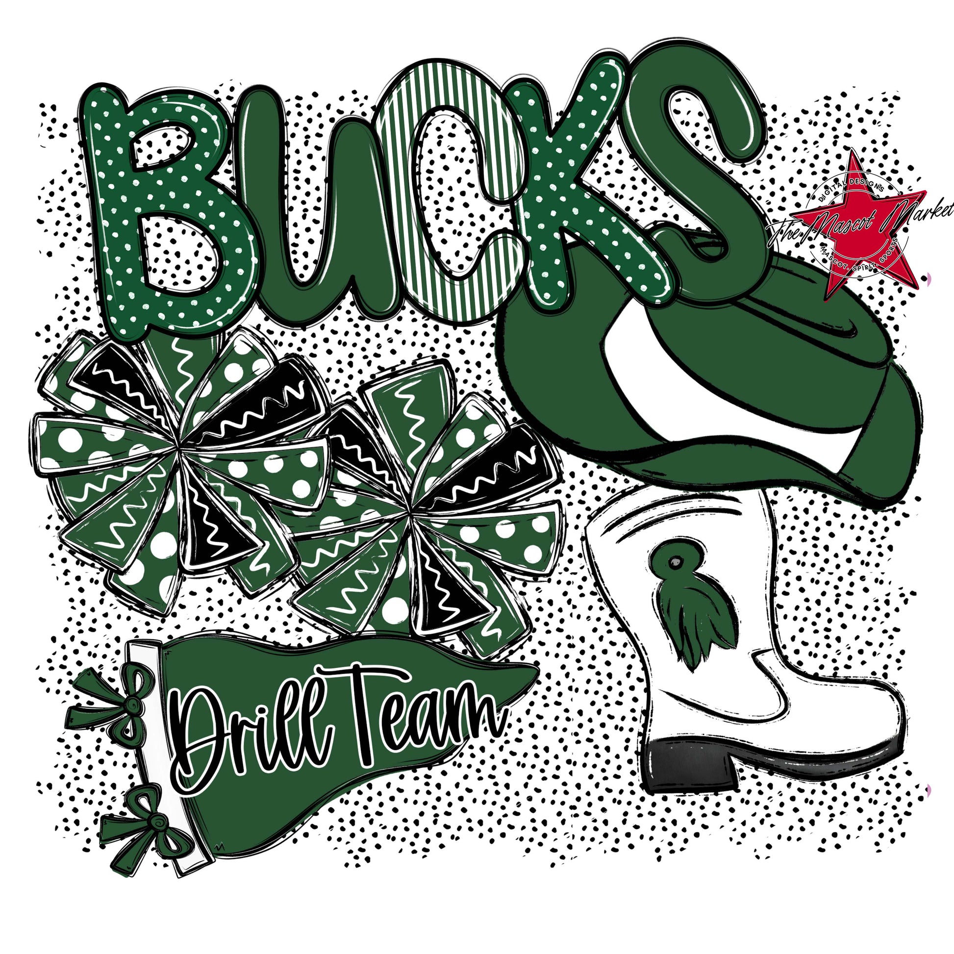Bucks Drillteam Spirit-Green