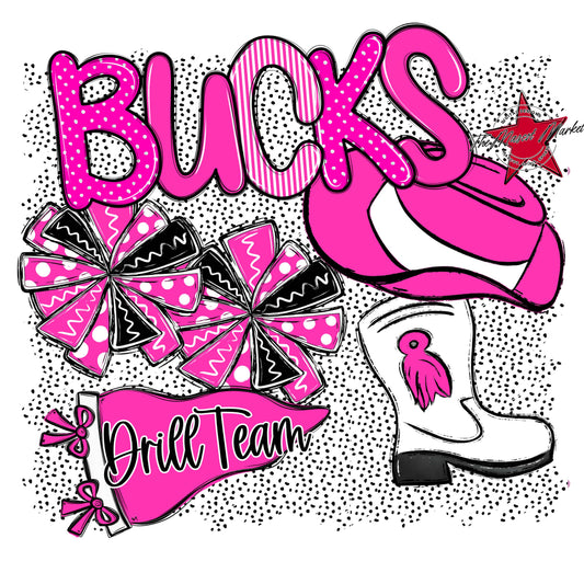 Bucks Drillteam Spirit-Pink